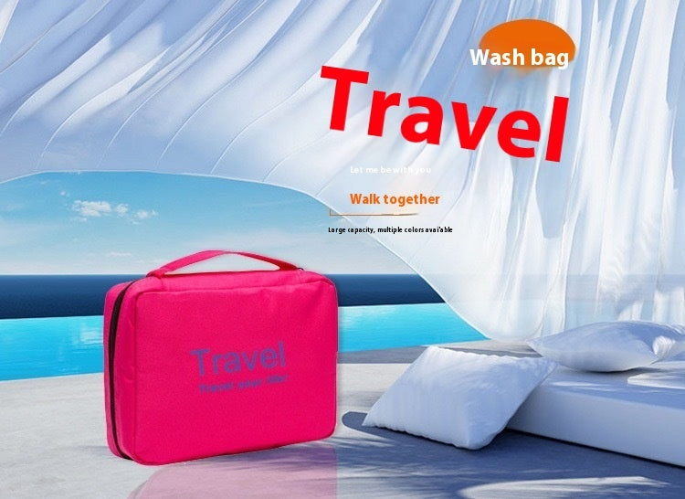 Organize your essentials on the go with this Large Capacity Travel Toiletry Bag with Hooks. Portable, spacious, and convenient—perfect for travel or daily use.