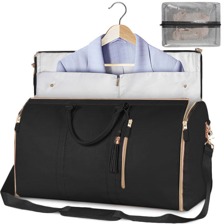 Travel in style with this Large Capacity Women’s Travel Duffle Bag. Foldable, waterproof, and perfect for clothes, trips, or weekend getaways.