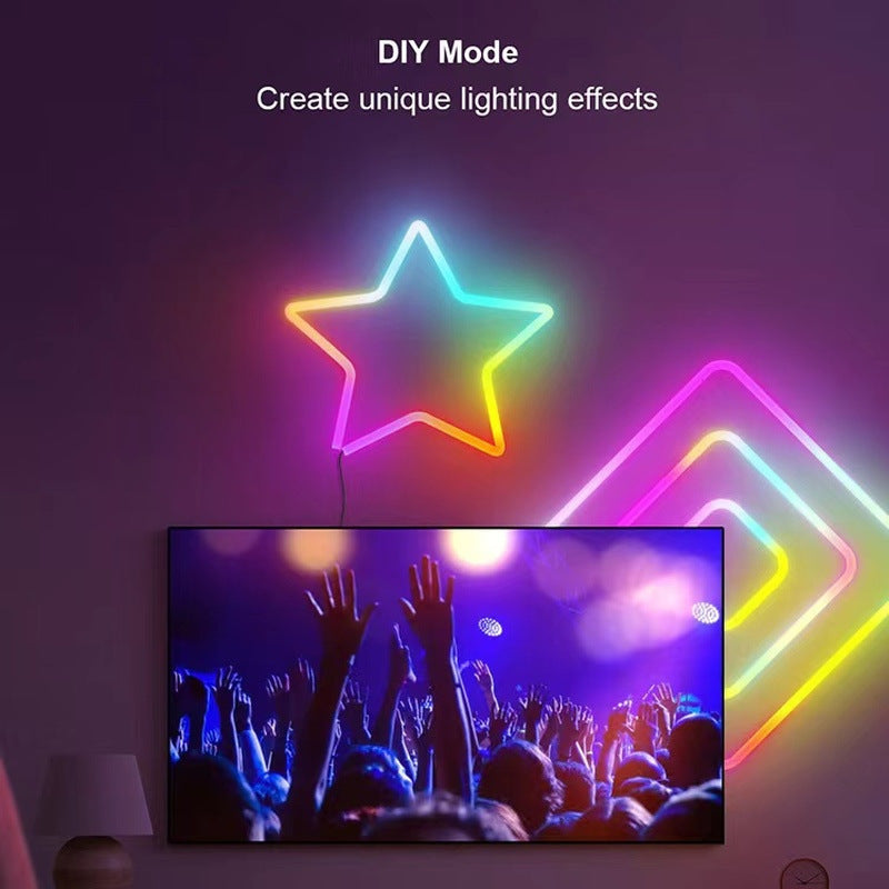 Add vibrant style to any space with this Decorative Smart Neon Light Strip. Customizable, energy-efficient, and app-controlled—perfect for home, gaming, or office décor.