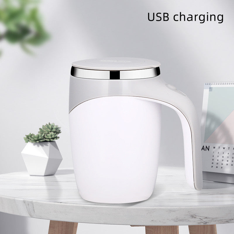 Mix drinks effortlessly with this Rechargeable Automatic Stirring Cup. Perfect for coffee, milkshakes, or tea—portable, electric, and convenient for home or office use.
