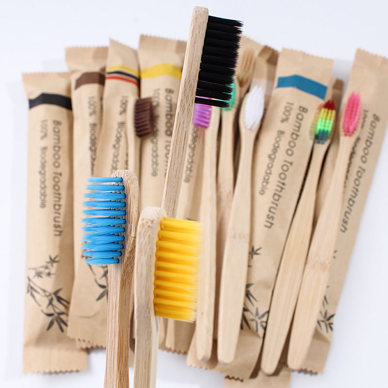Upgrade your oral care with this 10-Piece Colorful Bamboo Toothbrush Set. Soft bristles, eco-friendly materials, and charcoal-infused tips make it perfect for gentle, effective cleaning.