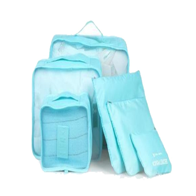 Stay organized on every trip with these Portable Travel Luggage Packing Cubes. Lightweight, durable, and space-saving—perfect for keeping clothes and essentials neatly arranged in your suitcase.