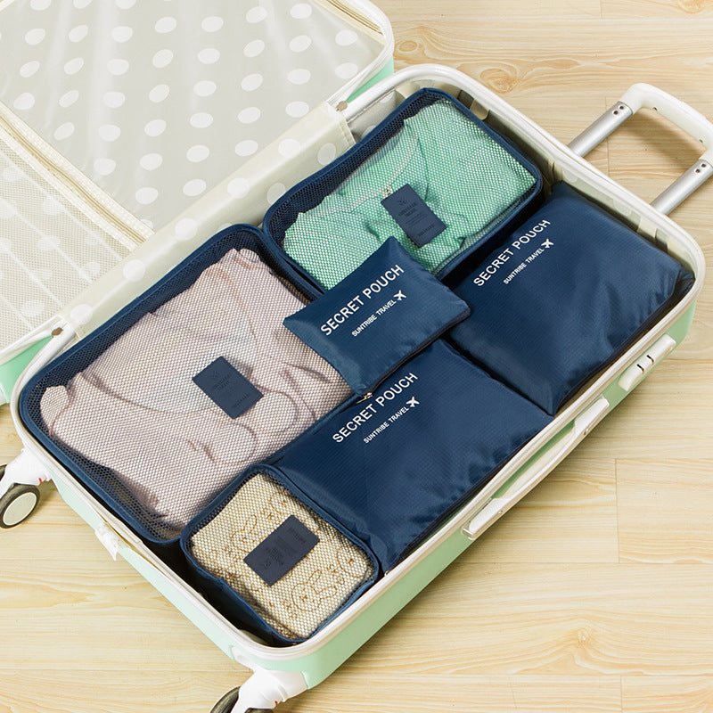Stay organized on every trip with these Portable Travel Luggage Packing Cubes. Lightweight, durable, and space-saving—perfect for keeping clothes and essentials neatly arranged in your suitcase.