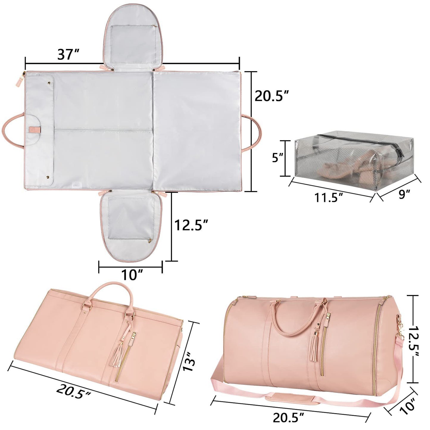 Travel in style with this Large Capacity Women’s Travel Duffle Bag. Foldable, waterproof, and perfect for clothes, trips, or weekend getaways.