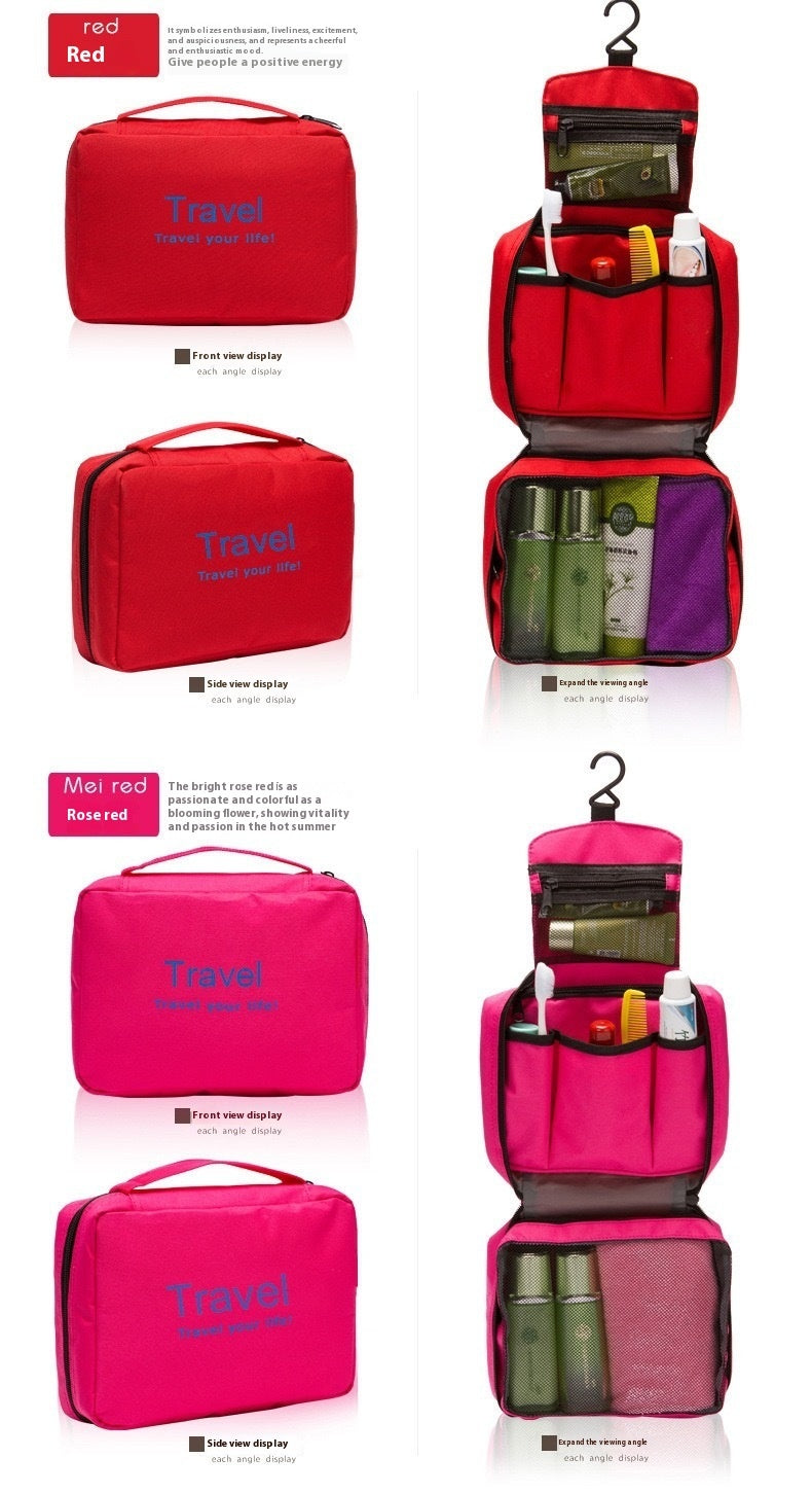 Organize your essentials on the go with this Large Capacity Travel Toiletry Bag with Hooks. Portable, spacious, and convenient—perfect for travel or daily use.