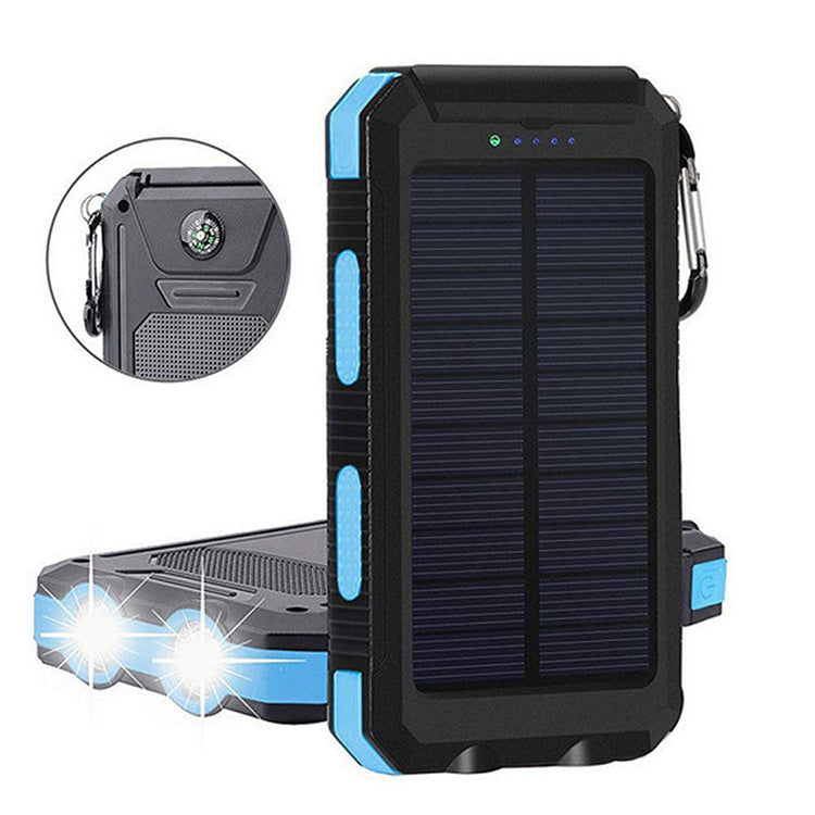 Stay powered anywhere with this Solar Power Bank with Compass. Portable, durable, and perfect for outdoor adventures, travel, or emergencies.