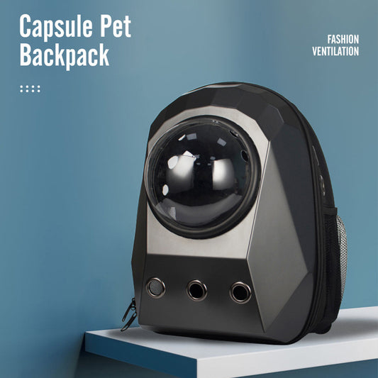 Travel safely with your pet using this Cat & Dog Breathable Travel Carrier Bag. Lightweight, portable, and designed with a spacious capsule-style cabin, it’s perfect for outdoor adventures and trips.