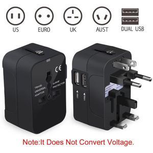 Charge all your devices anywhere with this Multi-Function Travel Adapter Charger. Compact, versatile, and ideal for overseas travel.