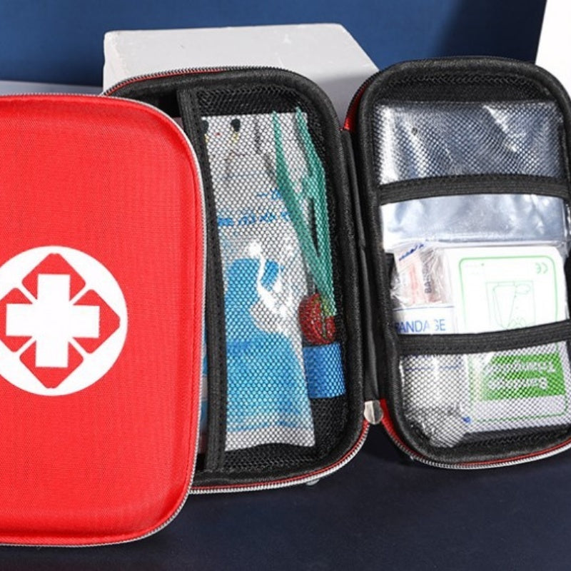 Be prepared for emergencies with this Outdoor EVA First Aid Kit. Portable, durable, and perfect for car, home, or travel use.