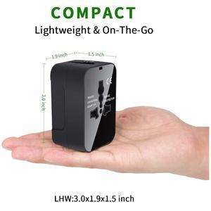 Charge all your devices anywhere with this Multi-Function Travel Adapter Charger. Compact, versatile, and ideal for overseas travel.