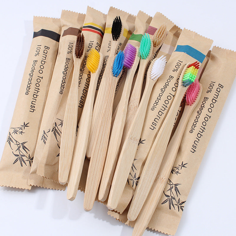 Upgrade your oral care with this 10-Piece Colorful Bamboo Toothbrush Set. Soft bristles, eco-friendly materials, and charcoal-infused tips make it perfect for gentle, effective cleaning.