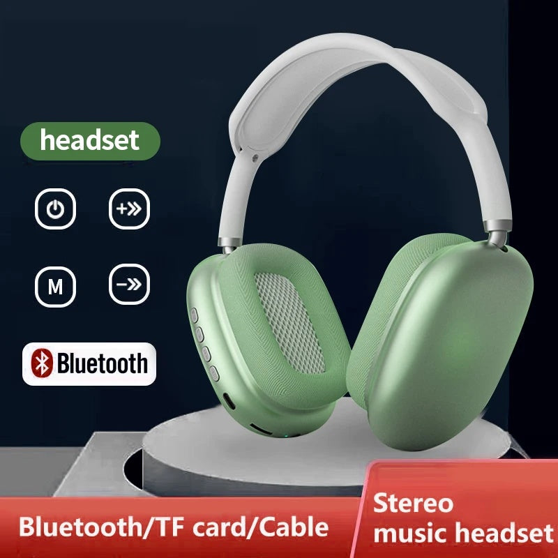 Enjoy crystal-clear sound with P9 Wireless Bluetooth Headset. Noise-cancelling, lightweight, and perfect for sports, gaming, or calls on the go.