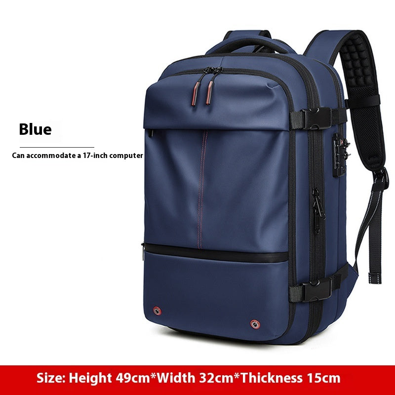 Carry work and travel essentials with ease using this Men’s Business Travel Backpack. Multifunctional, large-capacity, and equipped for laptops—perfect for business trips or daily commuting.