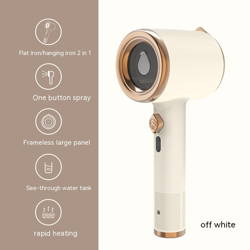 Keep your clothes wrinkle-free anywhere with this Mini Portable Handheld Garment Steamer. Compact, travel-friendly, and effective—perfect for home or on-the-go use.