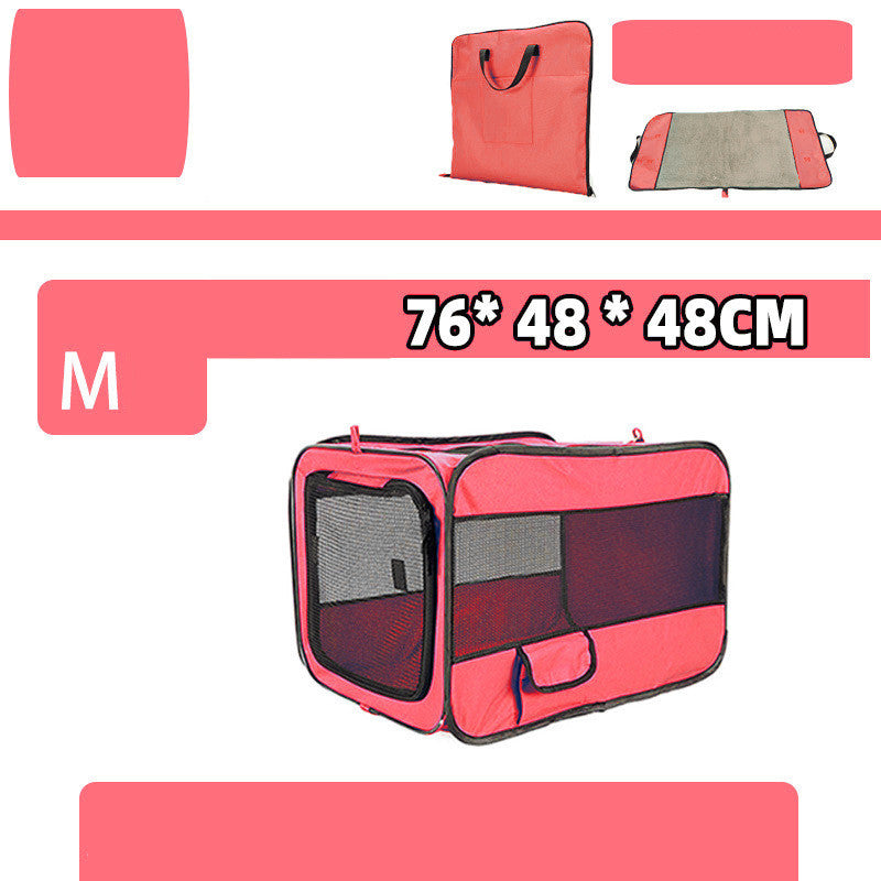 Travel safely with your pet using this Portable Foldable Pet Carrier Bag. Lightweight, durable, and secure with locking zippers—perfect for cats, small dogs, or other pets.
