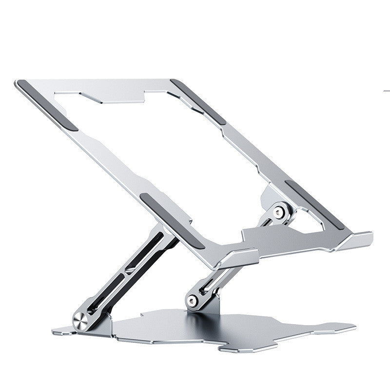 Work comfortably anywhere with this Adjustable Aluminum Alloy Laptop Stand. Portable, durable, and compatible with most laptops—perfect for home, office, or travel.