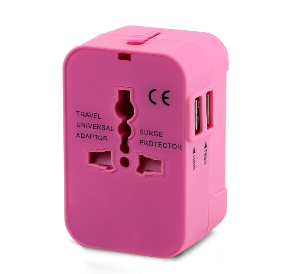 Charge all your devices anywhere with this Multi-Function Travel Adapter Charger. Compact, versatile, and ideal for overseas travel.