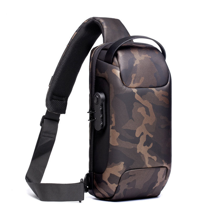 Carry essentials safely with this Waterproof Men’s Sling Bag. Stylish, durable, and perfect for daily use, travel, or outdoor activities.