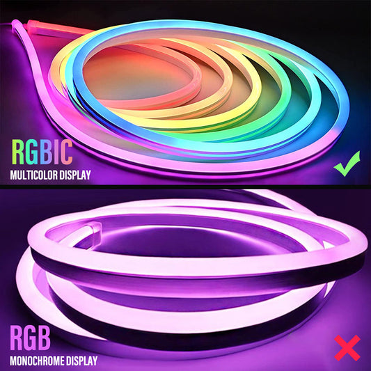 Add vibrant style to any space with this Decorative Smart Neon Light Strip. Customizable, energy-efficient, and app-controlled—perfect for home, gaming, or office décor.