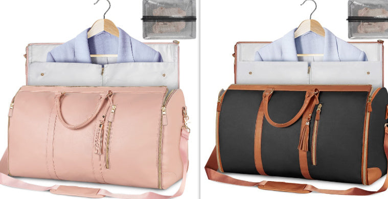 Travel in style with this Large Capacity Women’s Travel Duffle Bag. Foldable, waterproof, and perfect for clothes, trips, or weekend getaways.