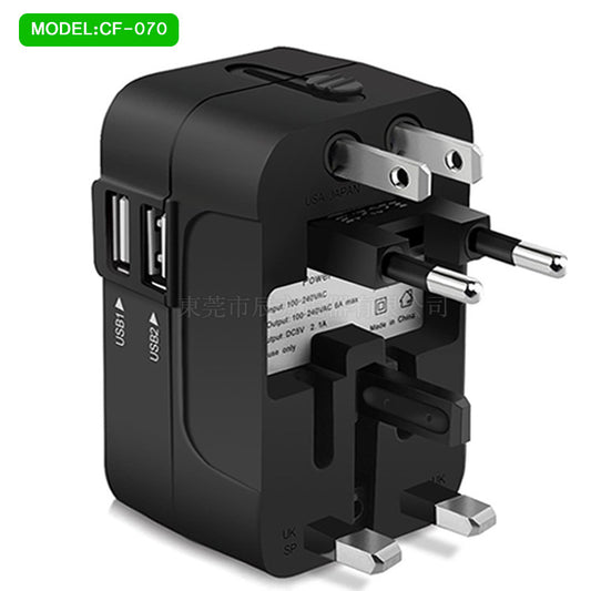 Charge all your devices anywhere with this Multi-Function Travel Adapter Charger. Compact, versatile, and ideal for overseas travel.