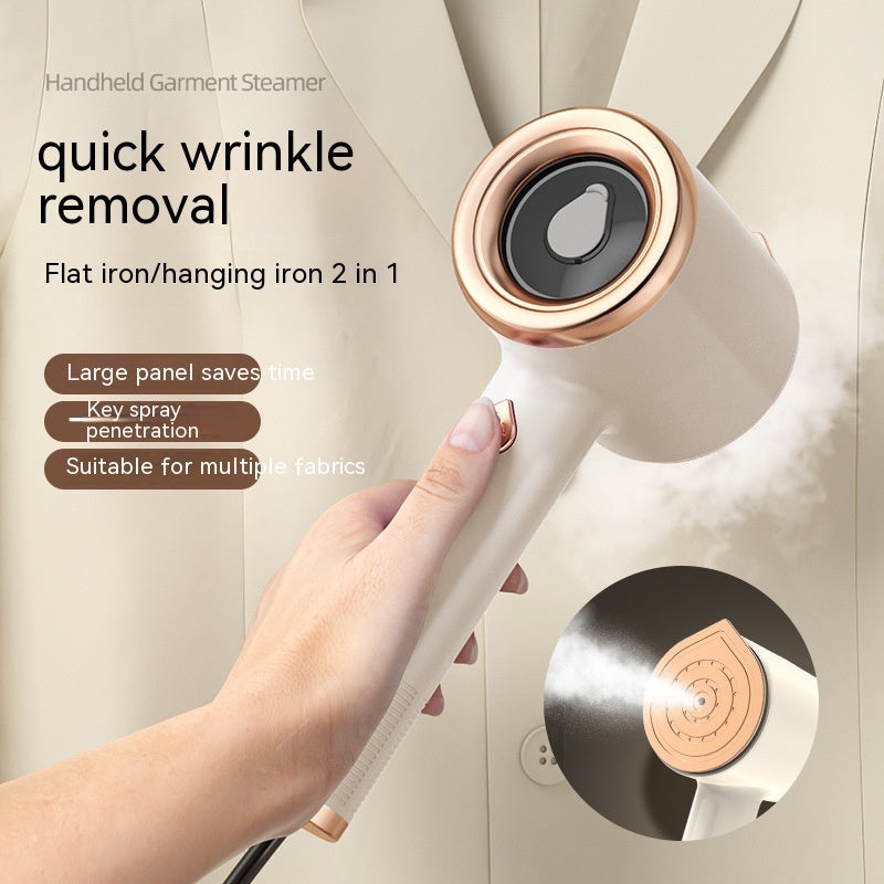 Keep your clothes wrinkle-free anywhere with this Mini Portable Handheld Garment Steamer. Compact, travel-friendly, and effective—perfect for home or on-the-go use.