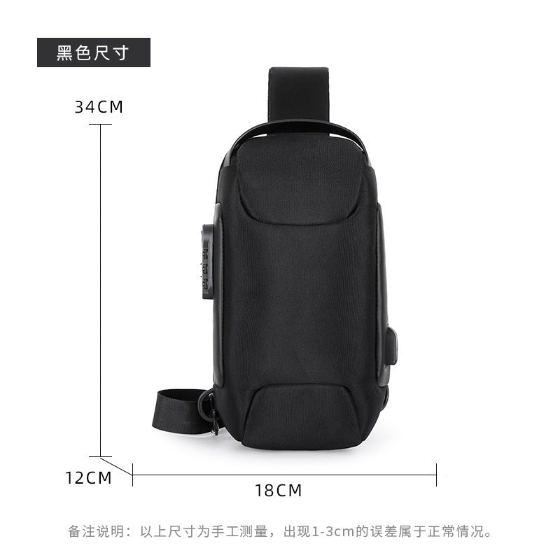 Carry essentials safely with this Waterproof Men’s Sling Bag. Stylish, durable, and perfect for daily use, travel, or outdoor activities.