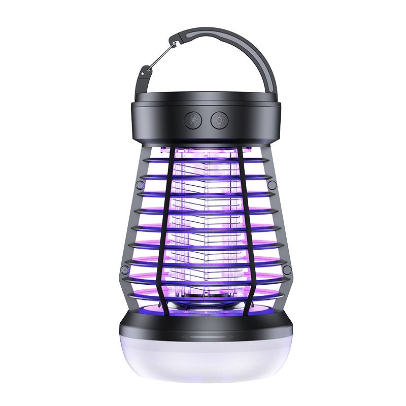 Keep your space mosquito-free with this 2-in-1 Electric Mosquito Killer Lamp. USB rechargeable, multifunctional, and perfect for camping, terraces, or emergency use.